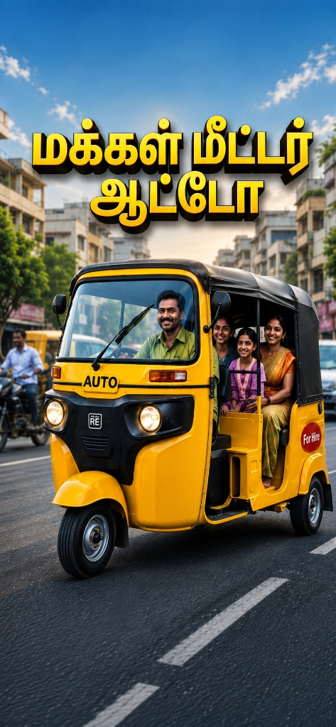 Makkal Meter Auto Poster